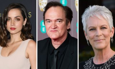 Ana de Armas, Quentin Tarantino, and Jamie Lee Curtis