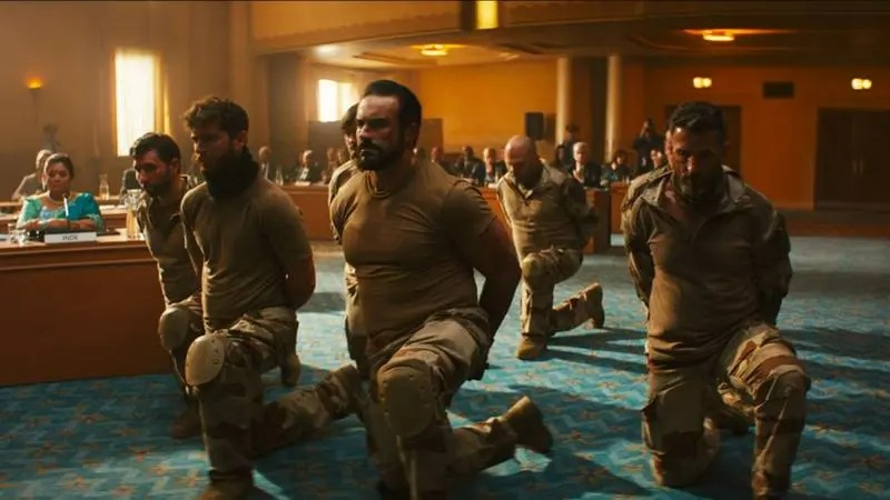 French soldiers in black panther