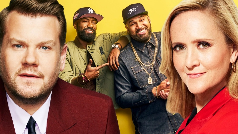 James Corden, Samantha Bee, Desus from the @midnight shows