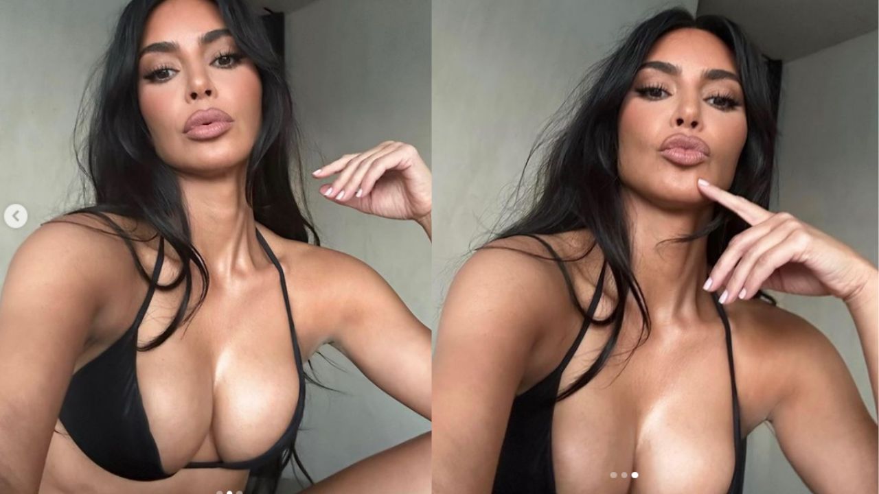 Kim Kardashian Gets Roasted After Viral Instagram Bikini Post